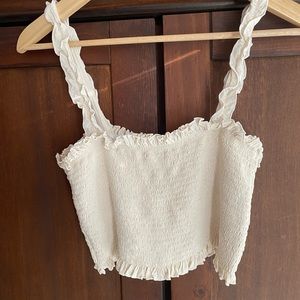 Faithful the Brand Tijana Crop Top in Sand